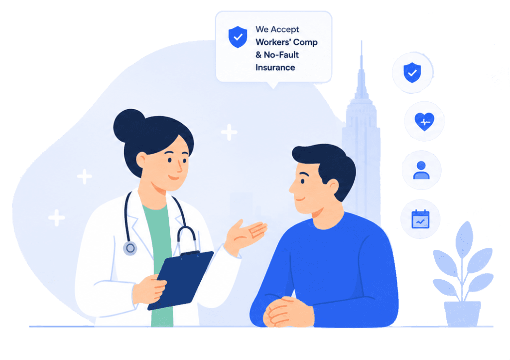FindInjuryCare - Doctor and Patient Consultation